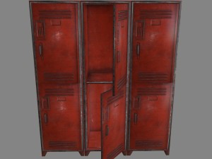 locker 3D मॉडल