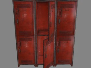 locker 3D Model