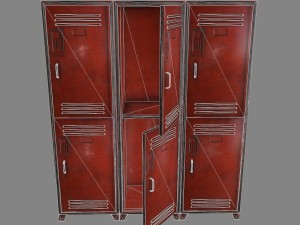 locker 3D मॉडल