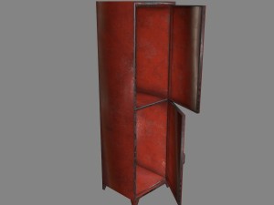 locker 3D मॉडल
