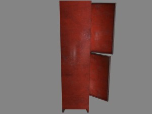 locker 3D मॉडल