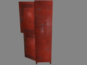 locker 3D मॉडल