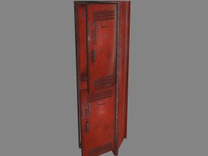locker 3D मॉडल