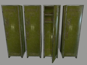 locker 3D मॉडल