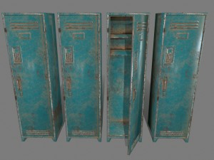 locker Model 3D