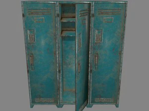 locker 3D Model