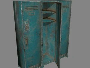 locker 3D Model
