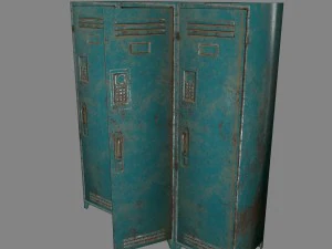 locker 3D Model
