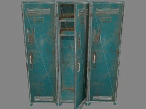 locker 3D Model