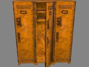 locker 3D Model