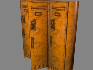 locker 3D Model