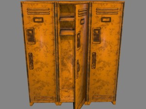 locker 3D Model