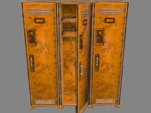 locker 3D Model