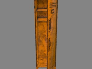 locker 3D Model