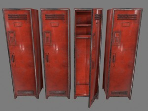 locker 3D 모델