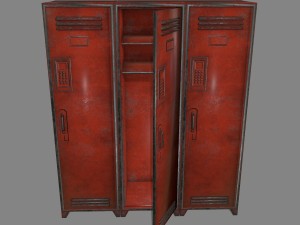locker 3D Model
