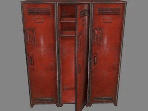 locker 3D Model