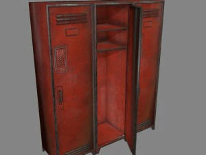 locker 3D Model