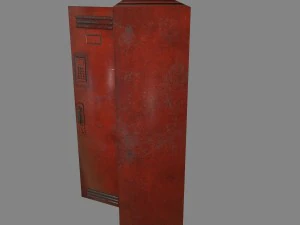 locker 3D Model
