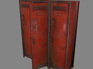 locker 3D Model