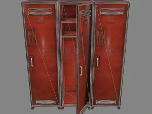 locker 3D Model