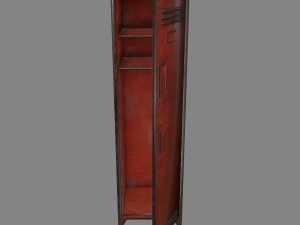locker 3D Model