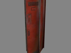 locker 3D Model