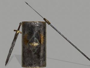 romeworriorset 3D Model