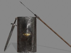 romeworriorset Modello 3D