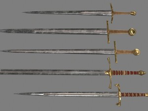 sword set 3D Model