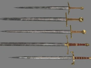 набір мечів 3D Модель