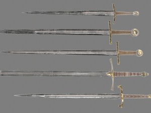 sword set 3D Model