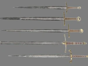 sword set 3D Model