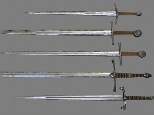 sword set 1 3D Model