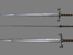 sword set 1 Modello 3D