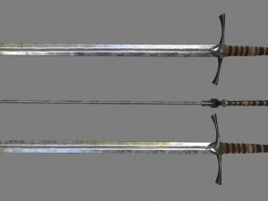 sword set 1 Modello 3D