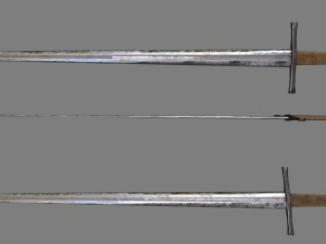 sword set 1 Modello 3D