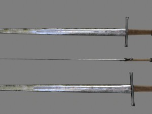 sword set 1 Modello 3D