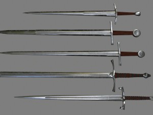 swords Modelo 3D