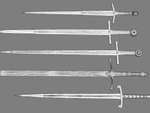 swords 3D Модель