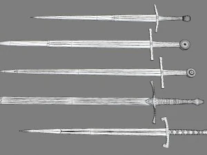 swords 3D Model