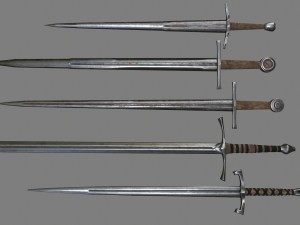 swords 3D मॉडल