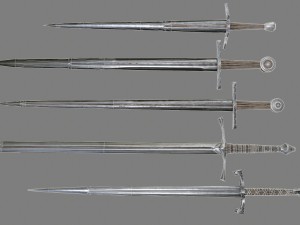 swords Model 3D