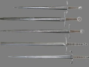 swords 3D Model