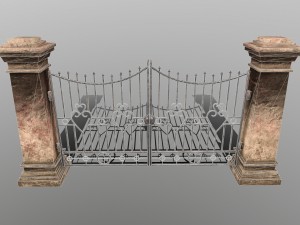 wall set 3D मॉडल