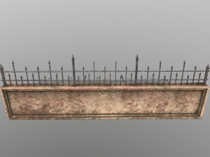 wall set 3D मॉडल
