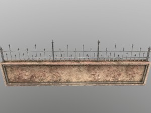 wall set 3D मॉडल
