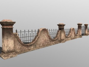 wall set 3D मॉडल