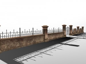 wall set 3D मॉडल