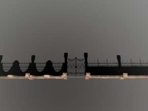 wall set 3D मॉडल